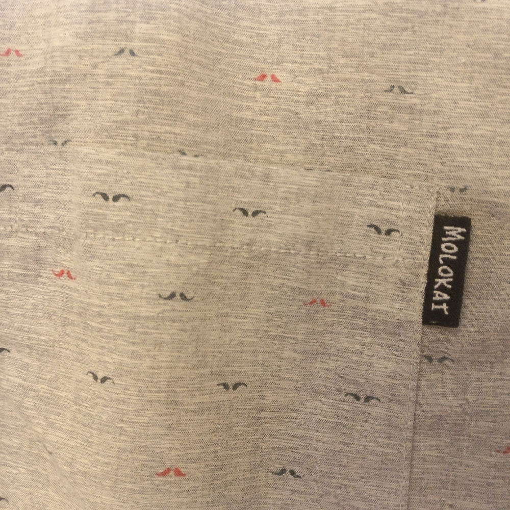 Tiny Moustache Button Up - image 1